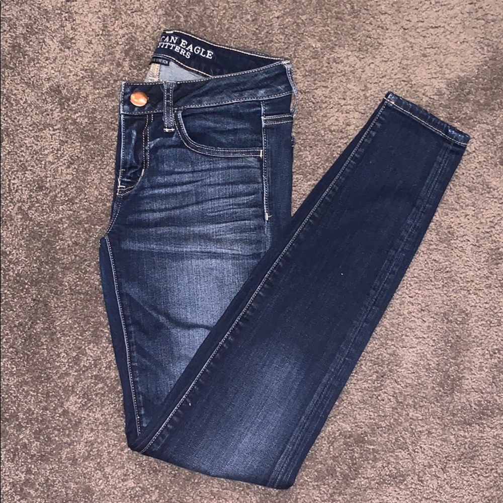 American Eagle Dark Wash Skinny Jeans
